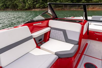  interior seating on the H20 wake boat