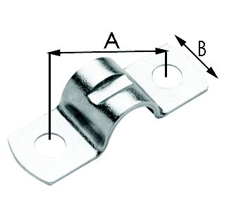 CABLE CLAMP TWO 7/32  DIA