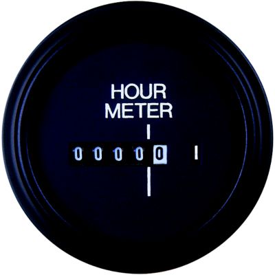 HOURMETER-UNIVERSAL UNLIT RND REPLACES 1-56966P