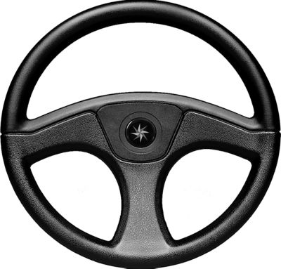 STEERING WHEEL BLACK ACE