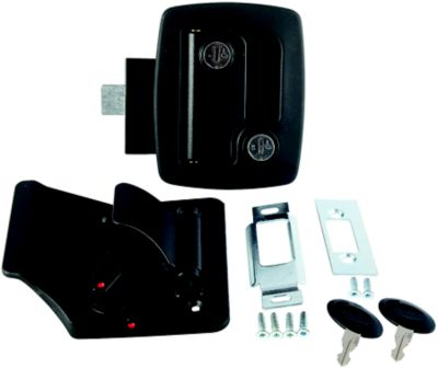 AP Products 013520 Bauer Standard Entrance Travel Trailer Lock - Black