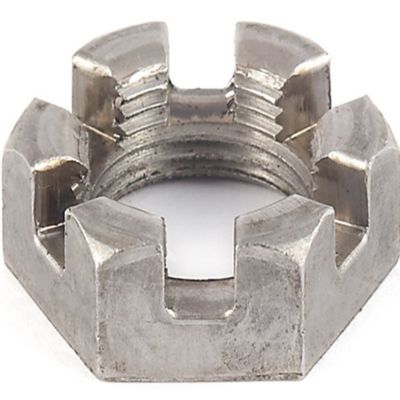 AP Products 014122081 6 Slot Spindle Nut, 1"-14 UNS