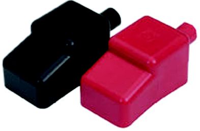 BATTERY TERMINAL COVER SET 1 BLACK, 1 RED