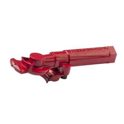 Red Tramec Sloan Gladhand & Grip Combo for emergency use. Sleek, durable design specialized for efficient connections.