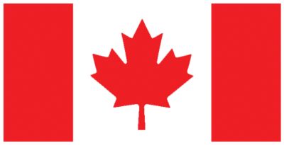 FLAG NYLON CANADA 9″ X 18″ NOT SOLD IN USA