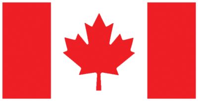 FLAG NYLON CANADA 9″ X 18″ NOT SOLD IN USA