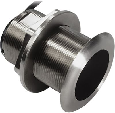 Lowrance 00013786001 xSonic SS60 Stainless Steel Thru Hull Low Profile Transducer with 20° Tilt
