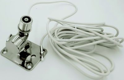 Lowrance AA000224 Stainless Steel Quickfit Antenna Mount with Cable