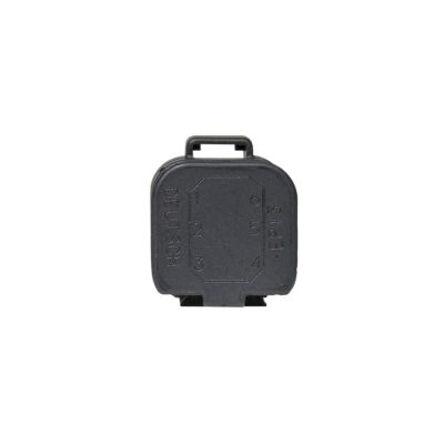 Deutsch DT Series bussed receptacle showing a six-pin configuration in a compact, durable casing.