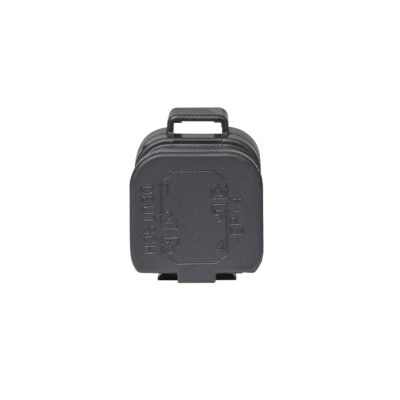 Deutsch DT Series Bussed Receptacle with two 3-pin designs, showing a square, black, compact, durable connector.