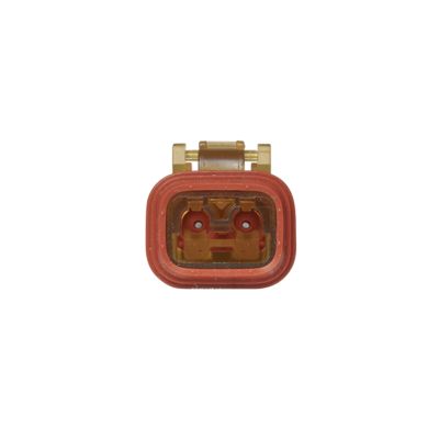 Deutsch DT Series LED Plug, 2-Way connector with red casing, showcasing its compact design and durable construction.