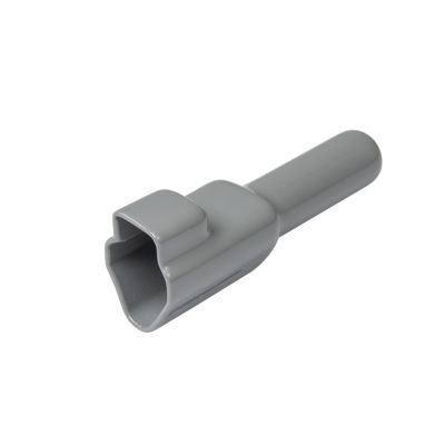 Deutsch DT3S-BT connector boot for 3-way plug, featuring a sleek gray design and durable construction.