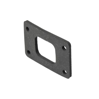 Black DT gasket for 8-way flange receptacle with four mounting holes, essential for secure electrical connections.