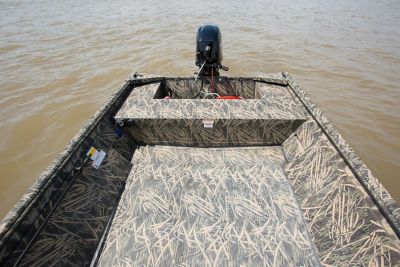 Crestliner 1546 Retriever Jon 15 Foot Flat Bottom Fishing Jon Boat