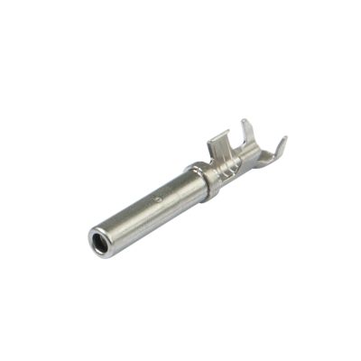 Nickel DT socket contact, size 16, showcasing durable design and sleek finish for electrical connections.