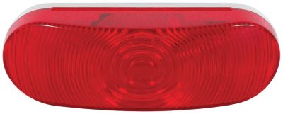 6″ OVAL RED TAILLIGHT SINGLE