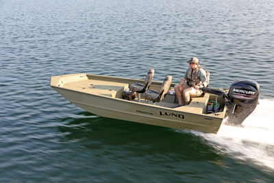 Lund® Predator 1660 - 16 Foot Aluminum Jon Boat to Hunt and Fish