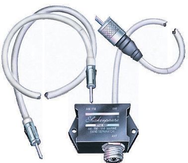 AM/FM/VHF BAND SEPARATOR W/BASELOAD VHF ANTENNA