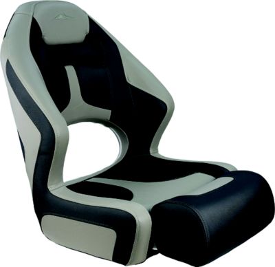 Springfield Marine 1043260 Deluxe Sport Flip-Up II, Charcoal and Light Gray