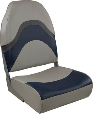 PREMIUM FOLDING SEAT BLUE/GRAY