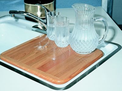 Camco 43431 Oak Sink Covers, 13" × 15"