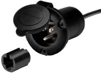 Black Univeral AC Plug Holder +