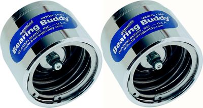 Bearing Buddy Chrome Trailer Wheel Bearing Protector | 2 Pack