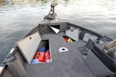 1775 Impact XS SS Bow Storage Compartments Open