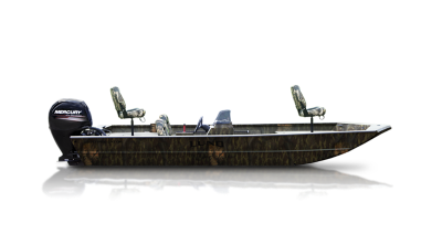 Lund® Predator 1870 - 18 Foot Aluminum Camo Mod V Jon Boat Brand