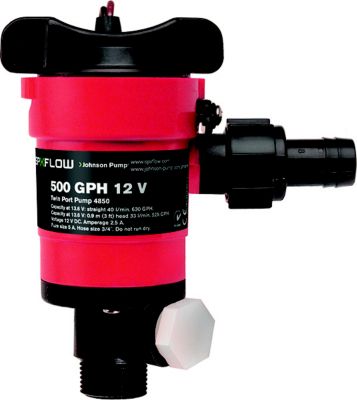 500 GPH TWIN OUTLET BAIT PUMP