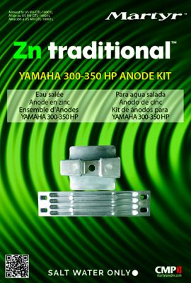 ANODE YAM 300-350HP KIT ZN