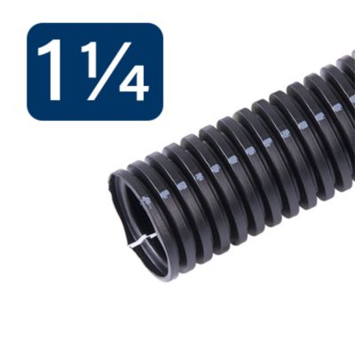 High-temp cable loom with corrugated design, perfect for protecting wires from heat and abrasion in industrial settings.