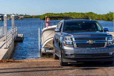 Boston Whaler Vantage at Boat Launch