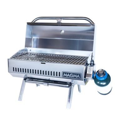 ANACAPA GAS GRILL SS 9X18 CSA W/THERMOMETER   ELEC IGNITION