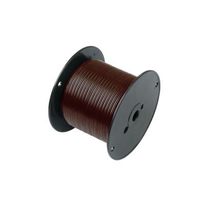 Brown 18/2 Ripcord on spool, Type SPT-1, electrical wire ideal for various applications and installations.