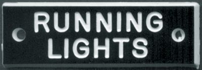 NAMEPLATE-RUNNING LIGHTS PKG/5