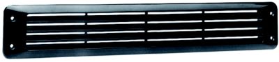 VENT-BLACK FLUSH LOUVERED