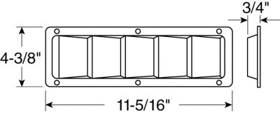 VENT-LOUVER SS