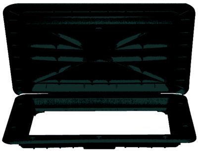 13 X24  ACCESS HATCH-BLACK