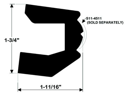 1-3/4INWHITE20’RIGIDRUB PMG