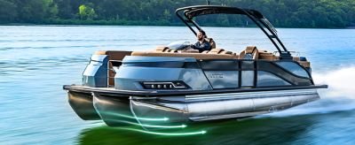 Harris Grand Mariner Pontoon Boat Running