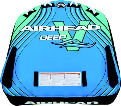 AirHead AHDV2 Deep V Towable Tube, Blue, 2 Person