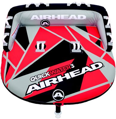 AirHead AHT50188RBK Quick Water Towable, Red/Black, 1-3 Riders