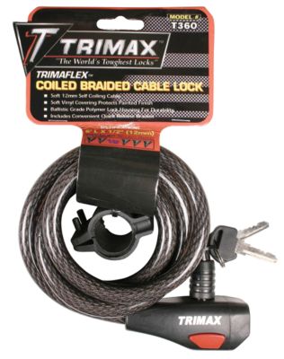 6’HIGH SECURITY CABLE LOCK REPLACES 255-T360