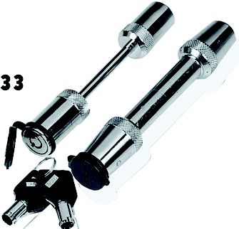 RECEIVER & COUPLER LOCK SET 3 5/8 REC & 9/16 SPAN COUPLER