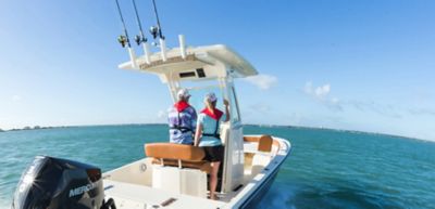 People on a boat in the water
