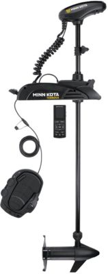 Minn Kota 1358310 Terrova® Bow Mount Freshwater Trolling Motor, 112 lbs. Thrust, 60" Shaft, 36 Volts w/Handheld Remote, Foot Pedal & Dual Spectrum CHIRP