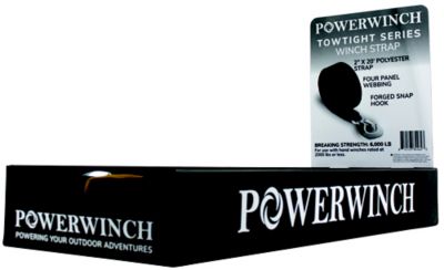 21260R6 Powerwinch Towtight Series Winch Straps, Multipack of 6