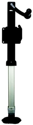 Powerwinch 21300J2000BFBR Premier Series 2000 Trailer Jack, 2000 lbs Capacity, Powder Coated, Black, Bolted On, Flat Plate