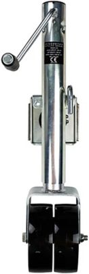 Powerwinch 21500J1500B2ZR Utility Series Trailer Jacks 21500-J, 1500 lb Capacity, Bolt on, Dual Wheel